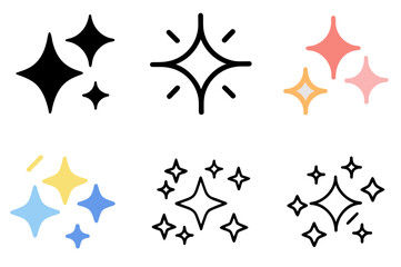 Sparkle Icon Vector Illustration