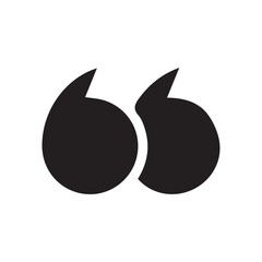 Black quotes icon