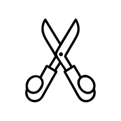 Scissors Icon for Creativity and Crafting Topics