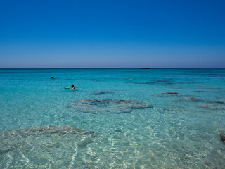 tropical beach with turquoise water
