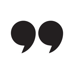 Black quotes icon