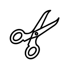 Scissors Icon for Creativity and Crafting Topics