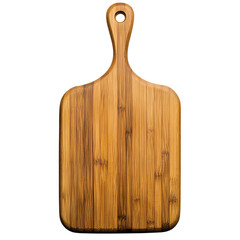 Elegant bamboo cutting board with handle