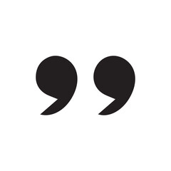 Creative Quotes Vector Icons – Text Bubble and Quote Marks