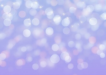 Fototapeta premium Delicate purple bokeh with glitter accents
