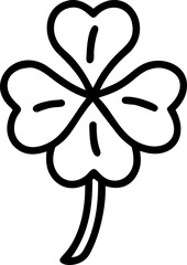 Hand drawn tribal black shamrock tattoo design with a floral butterfly decoration