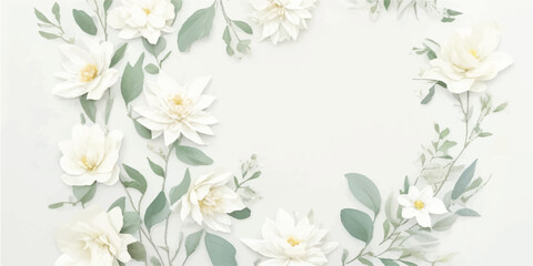 Transparent Watercolor Floral Pack – Ivory and Butter Yellow Flowers with Dusty Green and Blue Botanical Accents for Wedding and Design
