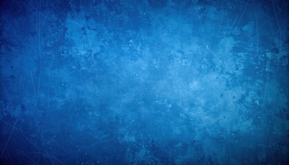 Obraz premium Cerulean To Midnight Gradient With Analog Film Scratches And Textured Surface