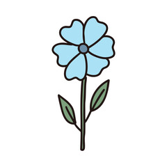 Hand-drawn Style Cute Flower Vector