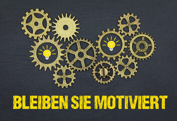 Bleiben Sie motiviert	