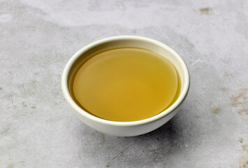 bowl of olive oil