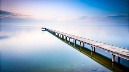 pier on the lake