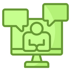 Online Meeting Icon
