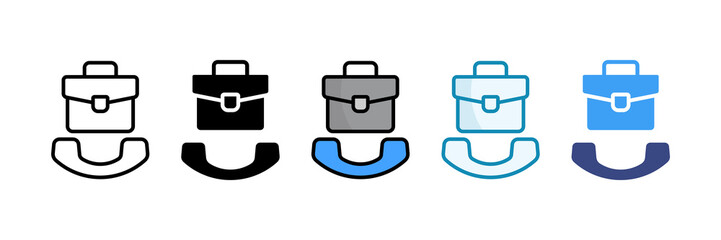 Business Call Icon Set Multiple Style Collection