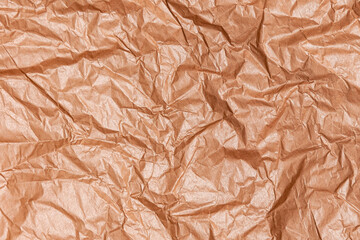 crumpled brown paper, Wrinkled Craft Paper Surface with Organic Folds and Shadows