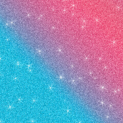 colorful abstract background with glowing stars and bokeh lights