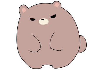 くま 立つ