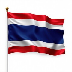 Naklejka premium waving flag of thailand