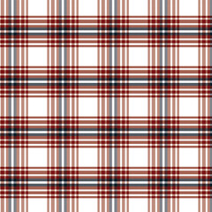 Classic Red and Brown Plaid Pattern