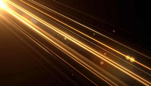Overlay showing warm diagonal streaks of light with trailing oval bokeh and ambient flickering dust particles.