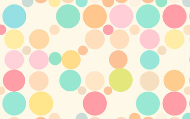  Seamless polka background	