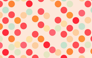  Seamless polka background	