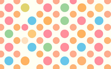 Seamless polka background	
