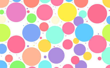 Seamless polka dots pattern
