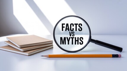 Facts vs Myths A Magnifying Glass Reveals the Truth Behind Common Misconceptions