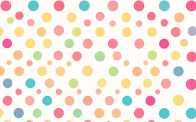 Seamless pattern with circles