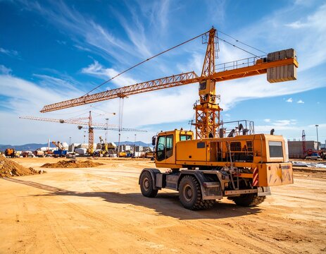 crane on a construction site