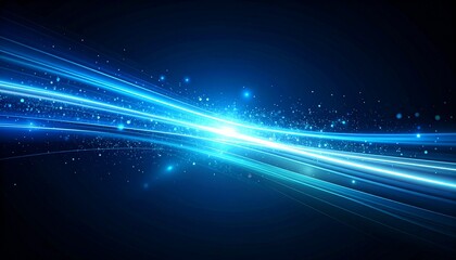 Ethereal video overlay showing blue and teal light streaks with floating dust motes and soft haze. Ideal for dreamy or ambient cinematic edits