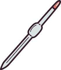 stainless steel chemical tools illustration vector