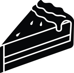 Party Snack Character Vector Art silhouette