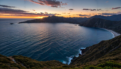 Fototapeta premium Paysage nocturne d'eau calme sous le ciel étoilé