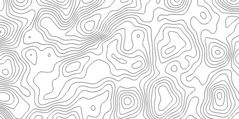 Fototapeta premium Abstract discovery topographic map banner texture background, area space geometric line technology topo landscape grid map, cartography artistic map topographic contour in lines and contours topo.