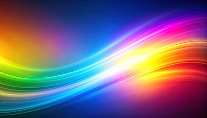 A multicolored light leak overlay with a rolling wave pattern, including subtle lens flare bursts and rainbow gradients moving diagonally
