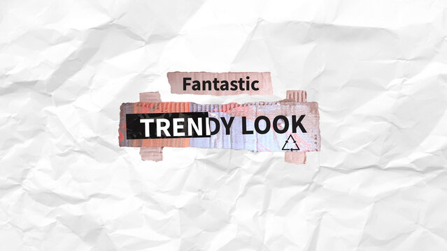 Dynamic Cardboard Title 04