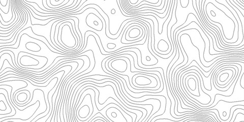 Obraz premium Modern design with White background with topographic, geographic mountain relief abstract lines background, wavy swirls background pattern for modern design.