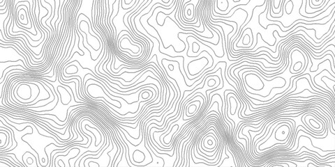 Fototapeta premium Modern design with White background with topographic, geographic mountain relief abstract lines background, wavy swirls background pattern for modern design.