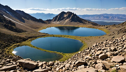 Le calme d'une nature préservée dans un paysage montagneux