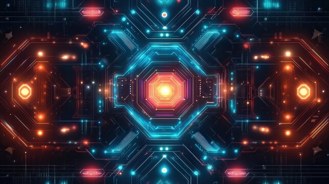 abstract futuristic technology background