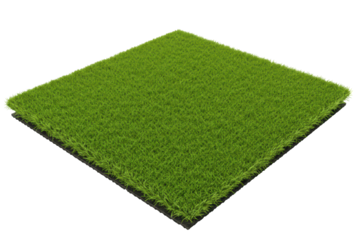 Isolated Square of Artificial Turf with Black Edges
