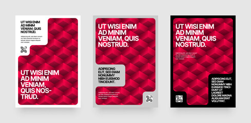 Template with geometric shapes and architectural pattern.. Frame for your message or photo. Layout for flyer, poster or cover.