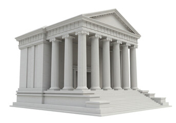 Isolated Architectural Structure Building