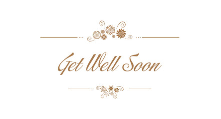 GET WELL SOON card	