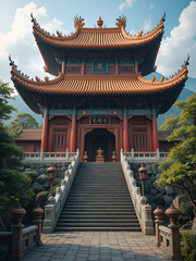 Obraz premium chinese temple