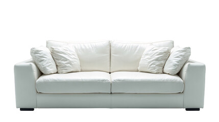 Fototapeta premium Seater sofa in modern fabric design