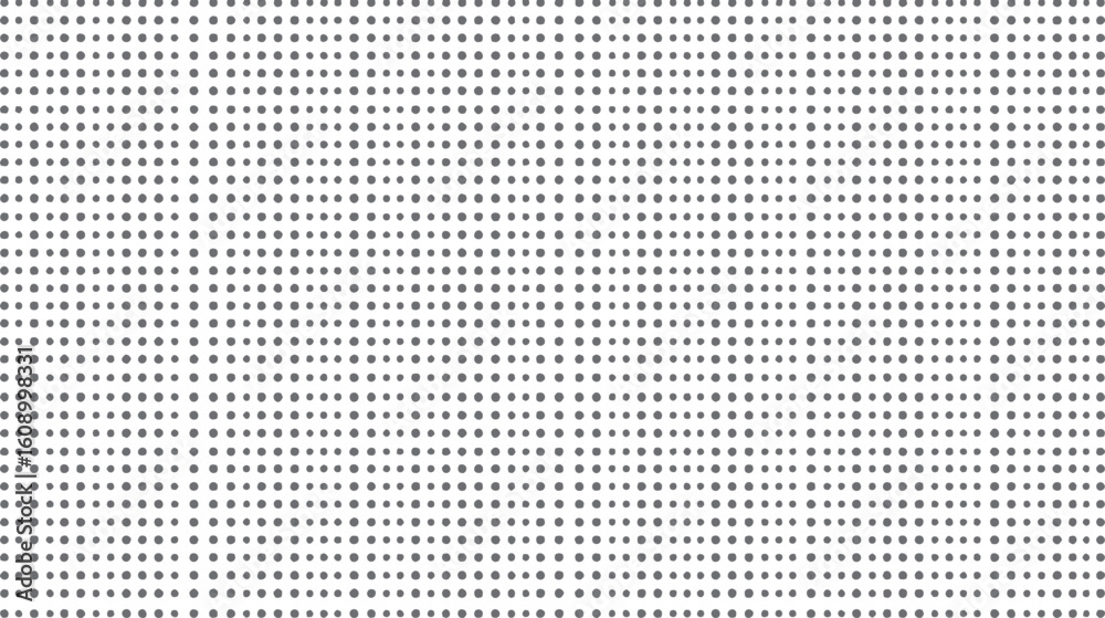 Poster abstract dotted grid halftone background. seamless repeat dot pattern texture. minimal vector surfac