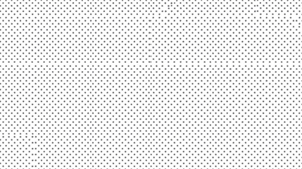 Minimalist halftone dotted texture art. Uniform black dot background pattern. Seamless grid layout for graphics.